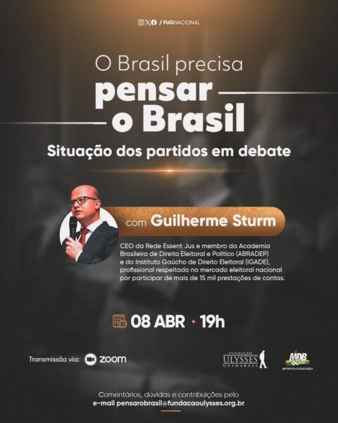 O Brasil precisa pensa o Brasil apresenta palestra “Situação dos partidos em debate”