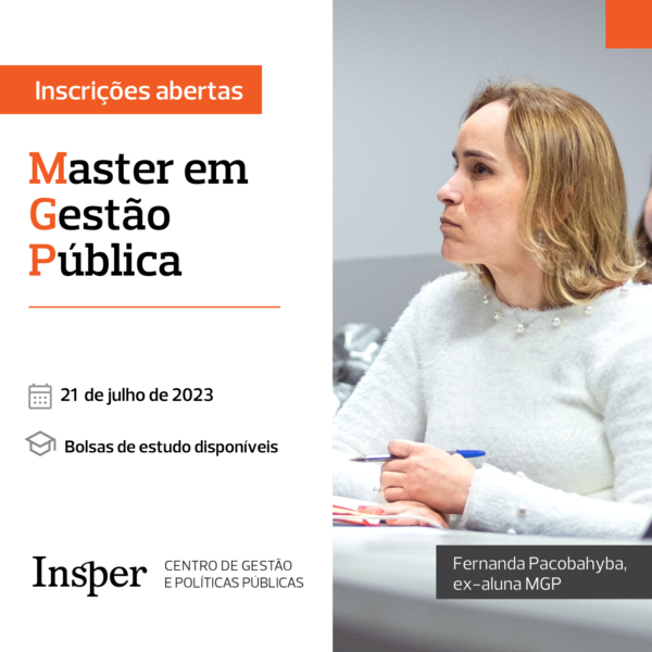 FUG divulga especialização em Gestão Pública promovida pelo Insper