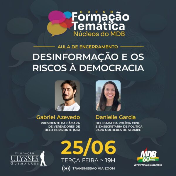 Aula de encerramento do curso de Formação Temática aborda desinformação