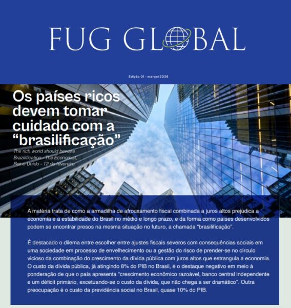 Conheça o FUG Global, com análise de notícias internacionais e impactos para o Brasil